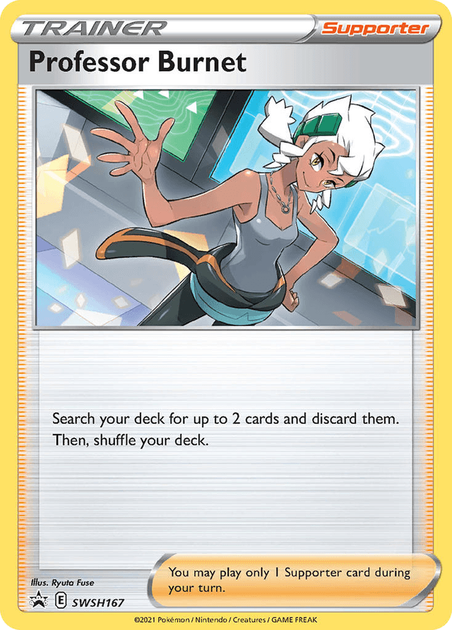 Carta Professor Burnet SWSH167/307 do set SWSH Black Star Promos — Pokémon TCG | Bynx