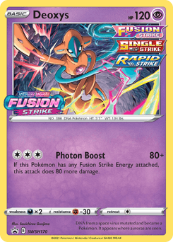 Deoxys SWSH170 — SWSH Black Star Promos