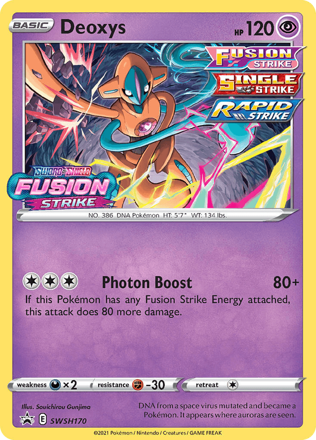 Carta Deoxys SWSH170/307 do set SWSH Black Star Promos — Pokémon TCG | Bynx