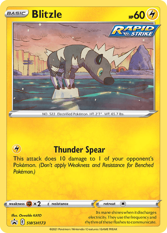 Carta Blitzle SWSH173/307 do set SWSH Black Star Promos — Pokémon TCG | Bynx
