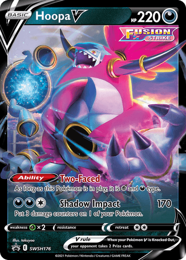 Carta Hoopa V SWSH176/307 do set SWSH Black Star Promos — Pokémon TCG | Bynx