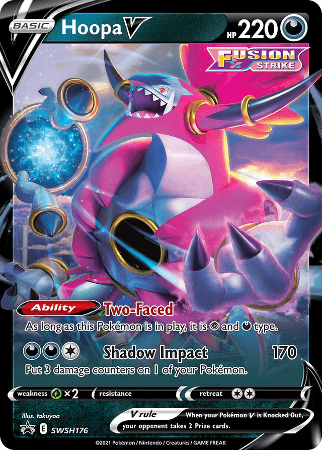 Carta Hoopa V SWSH176/307 do set SWSH Black Star Promos — Pokémon TCG | Bynx