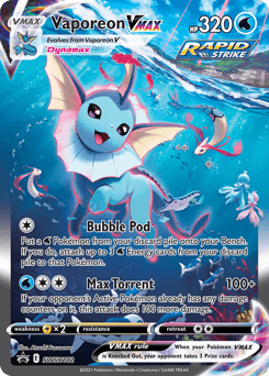 Vaporeon VMAX SWSH182 — SWSH Black Star Promos