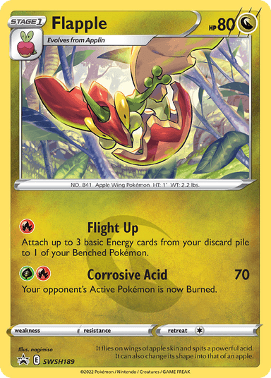 Carta Flapple SWSH189/307 do set SWSH Black Star Promos — Pokémon TCG | Bynx
