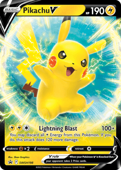 Pikachu V SWSH198 — SWSH Black Star Promos