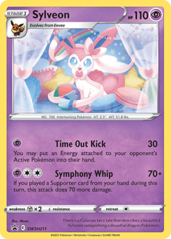 Sylveon SWSH211 — SWSH Black Star Promos