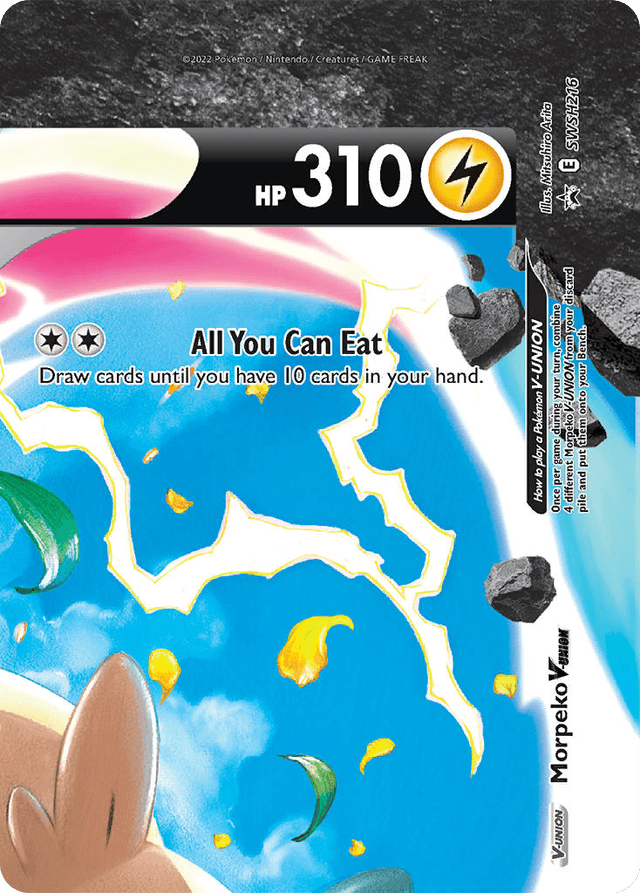 Carta Morpeko V-UNION SWSH216/307 do set SWSH Black Star Promos — Pokémon TCG | Bynx