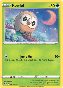 Rowlet SWSH220 — SWSH Black Star Promos