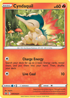 Cyndaquil SWSH221 — SWSH Black Star Promos