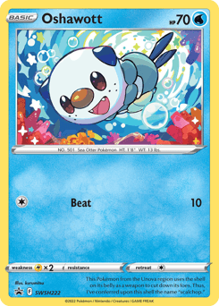 Oshawott SWSH222 — SWSH Black Star Promos