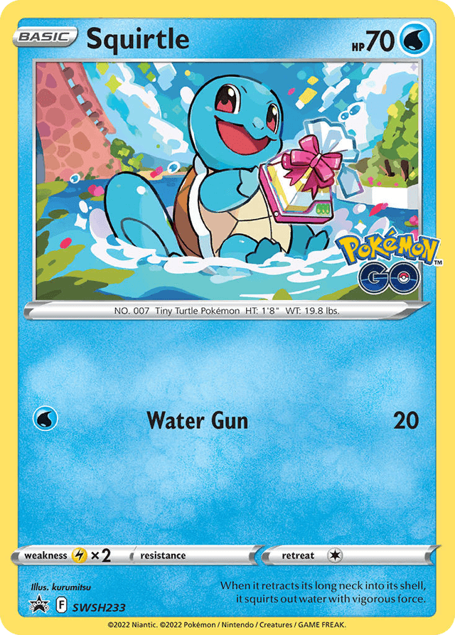 Carta Squirtle SWSH233/307 do set SWSH Black Star Promos — Pokémon TCG | Bynx