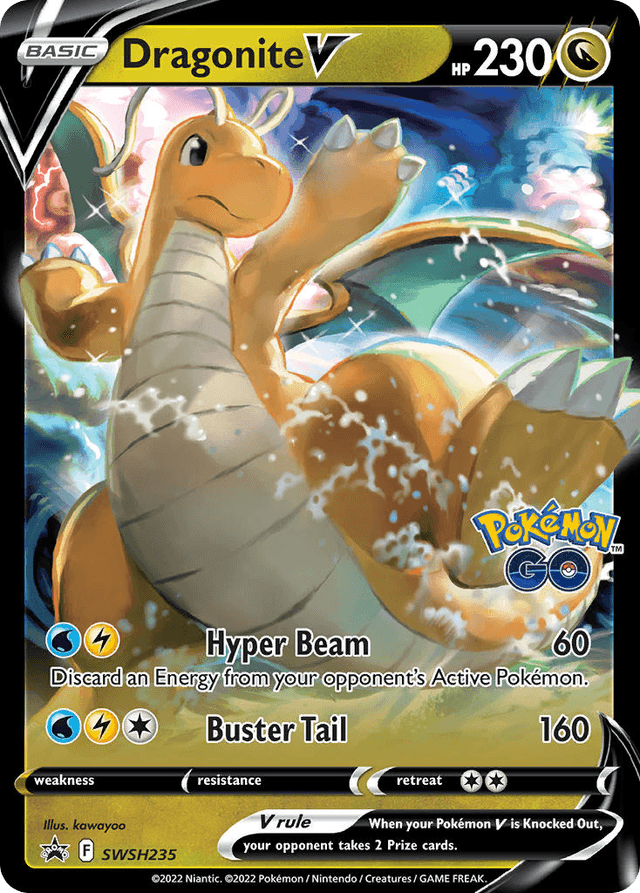 Carta Dragonite V SWSH235/307 do set SWSH Black Star Promos — Pokémon TCG | Bynx