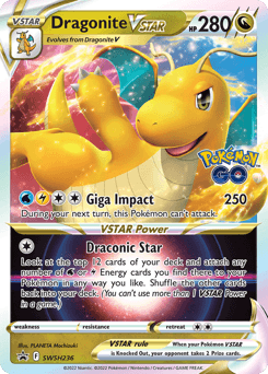 Dragonite VSTAR SWSH236 — SWSH Black Star Promos