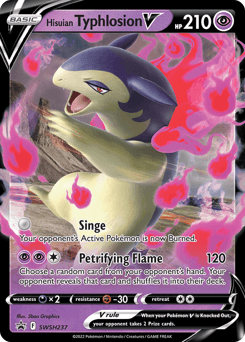 Hisuian Typhlosion V SWSH237 — SWSH Black Star Promos