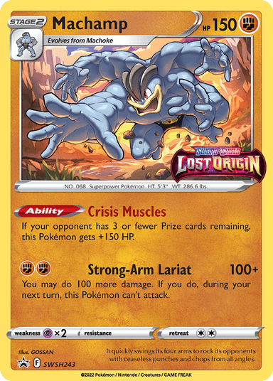 Carta Machamp SWSH243/307 do set SWSH Black Star Promos — Pokémon TCG | Bynx