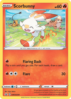 Scorbunny SWSH244 — SWSH Black Star Promos