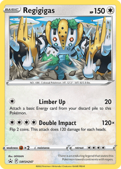 Regigigas SWSH247 — SWSH Black Star Promos