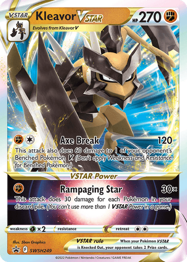 Carta Kleavor VSTAR SWSH249/307 do set SWSH Black Star Promos — Pokémon TCG | Bynx