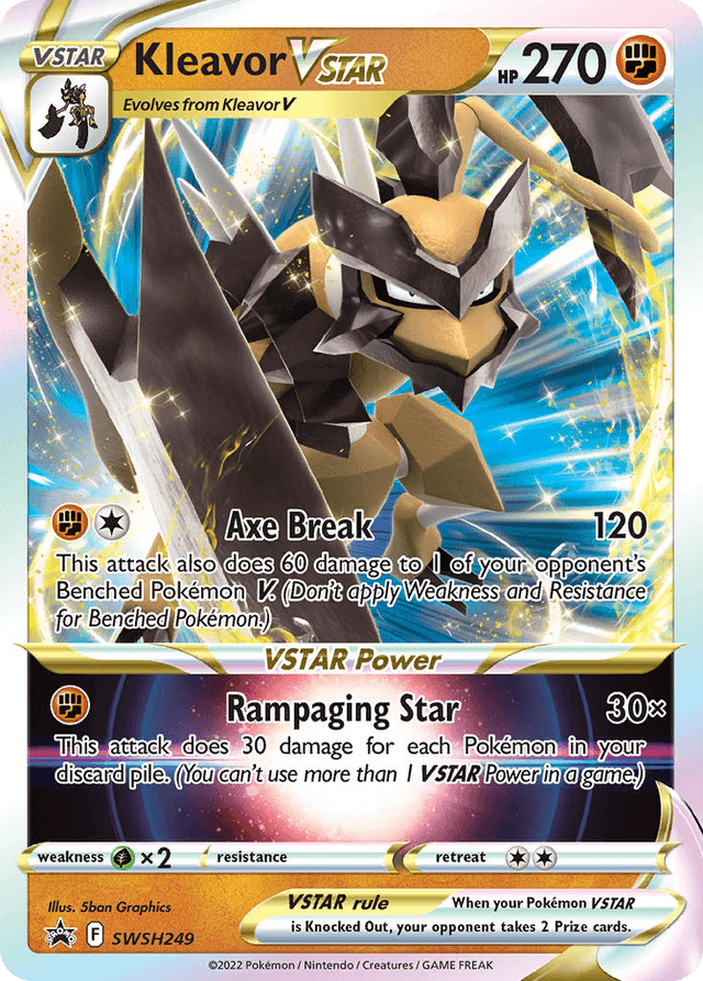 Carta Kleavor VSTAR SWSH249/307 do set SWSH Black Star Promos — Pokémon TCG | Bynx