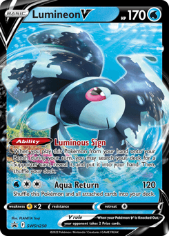 Lumineon V SWSH250 — SWSH Black Star Promos