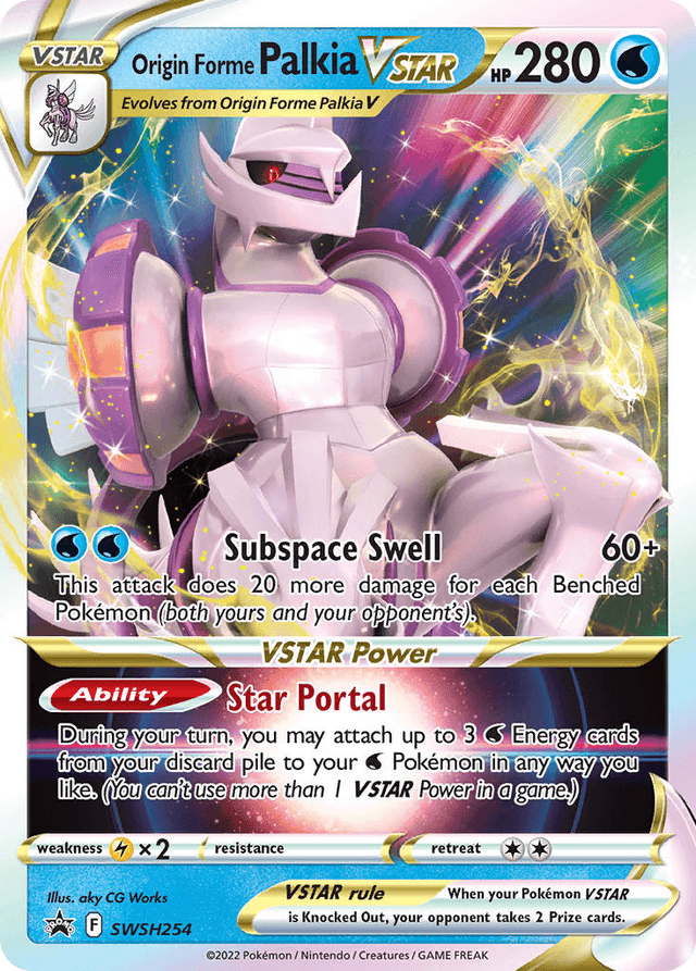 Carta Origin Forme Palkia VSTAR SWSH254/307 do set SWSH Black Star Promos — Pokémon TCG | Bynx