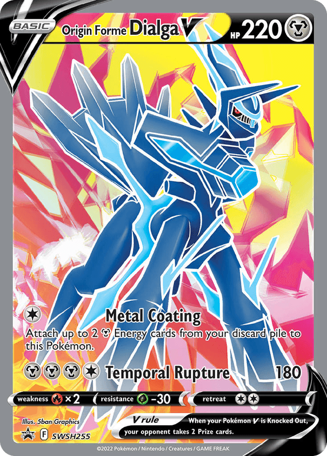 Carta Origin Forme Dialga V SWSH255/307 do set SWSH Black Star Promos — Pokémon TCG | Bynx
