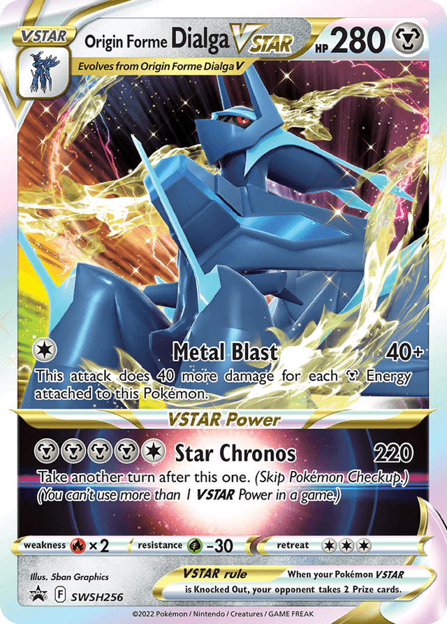Carta Origin Forme Dialga VSTAR SWSH256/307 do set SWSH Black Star Promos — Pokémon TCG | Bynx