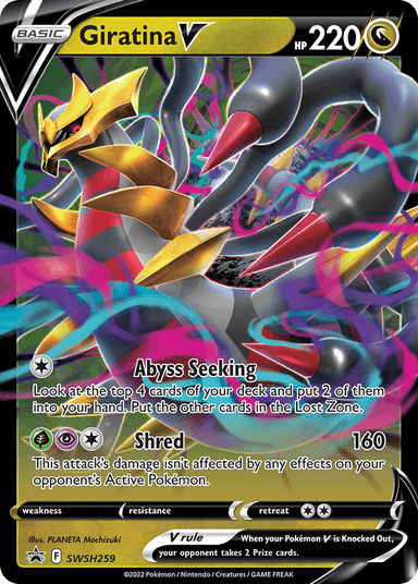 Carta Giratina V SWSH259/307 do set SWSH Black Star Promos — Pokémon TCG | Bynx
