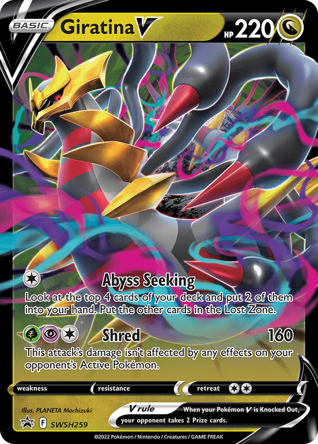 Carta Giratina V SWSH259/307 do set SWSH Black Star Promos — Pokémon TCG | Bynx