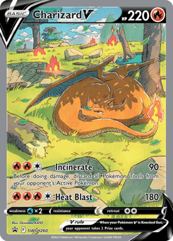 Charizard V SWSH260 — SWSH Black Star Promos