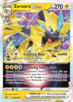 Zeraora VSTAR SWSH265 — SWSH Black Star Promos