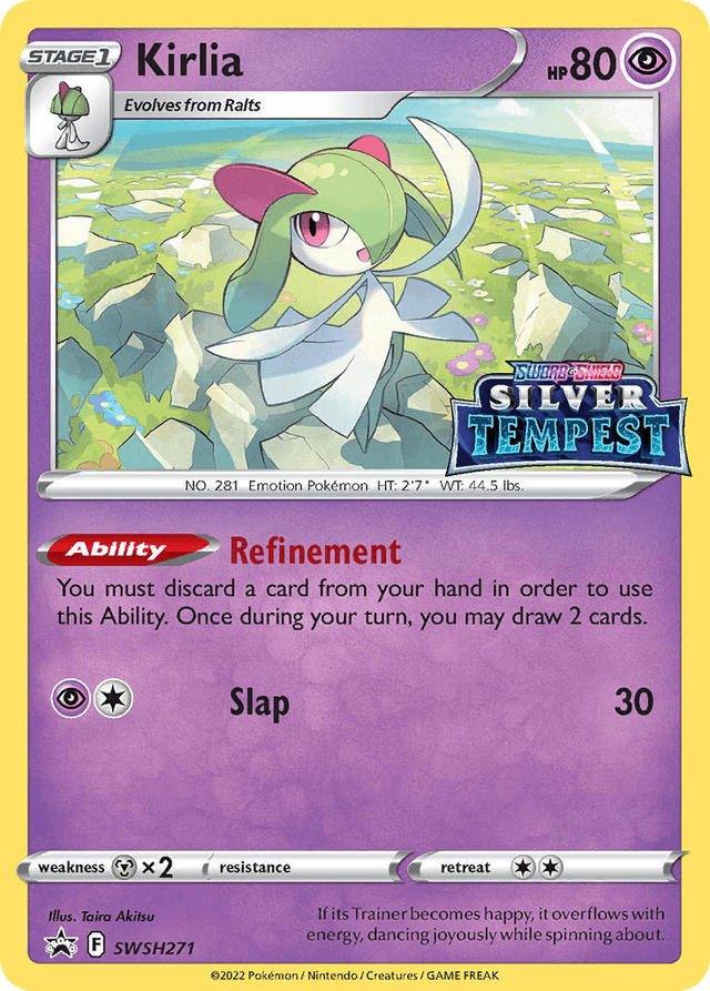 Carta Kirlia SWSH271/307 do set SWSH Black Star Promos — Pokémon TCG | Bynx
