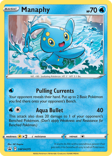 Carta Manaphy SWSH275/307 do set SWSH Black Star Promos — Pokémon TCG | Bynx
