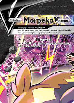 Morpeko V-UNION SWSH287 — SWSH Black Star Promos