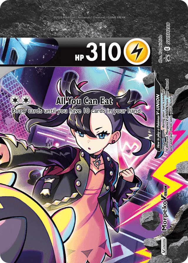 Carta Morpeko V-UNION SWSH288/307 do set SWSH Black Star Promos — Pokémon TCG | Bynx