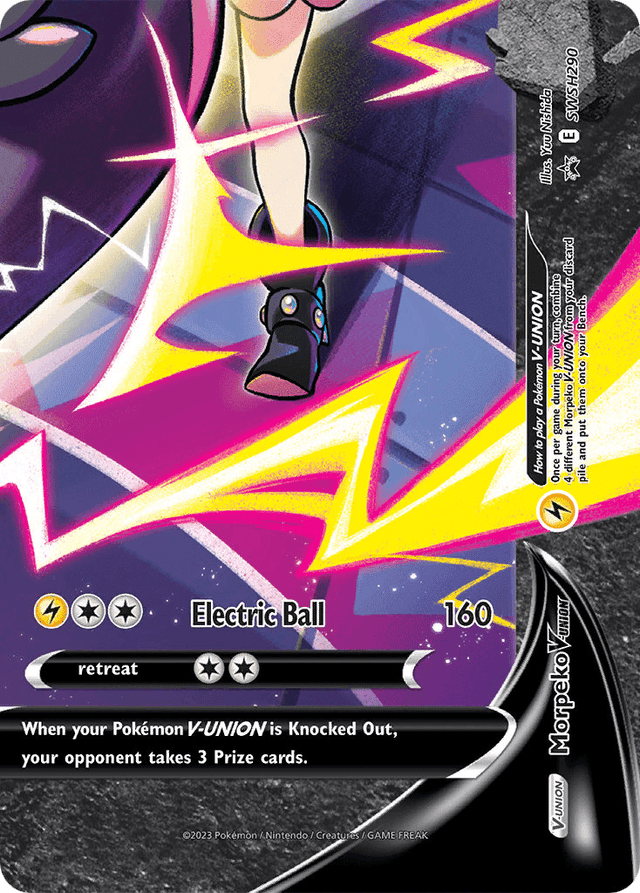 Carta Morpeko V-UNION SWSH290/307 do set SWSH Black Star Promos — Pokémon TCG | Bynx