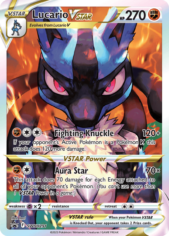 Carta Lucario VSTAR SWSH291/307 do set SWSH Black Star Promos — Pokémon TCG | Bynx