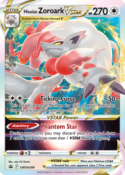 Hisuian Zoroark VSTAR SWSH298 — SWSH Black Star Promos