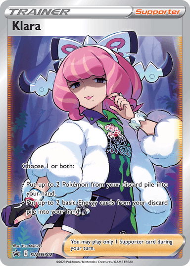Carta Klara SWSH302/307 do set SWSH Black Star Promos — Pokémon TCG | Bynx