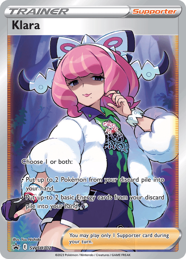 Carta Klara SWSH302/307 do set SWSH Black Star Promos — Pokémon TCG | Bynx