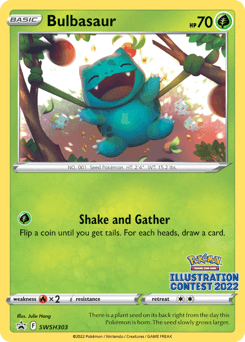 Carta Bulbasaur SWSH303 do set SWSH Black Star Promos — Pokémon TCG | Bynx