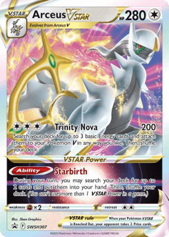 Arceus VSTAR SWSH307 — SWSH Black Star Promos