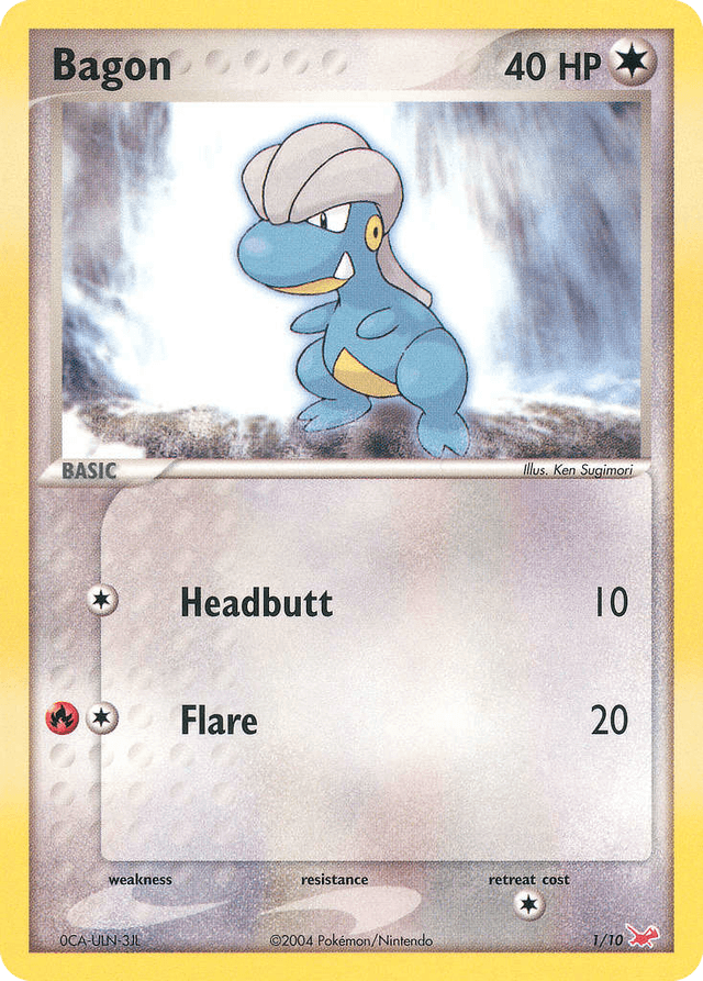 Carta Bagon 1/10 do set EX Trainer Kit Latias — Pokémon TCG | Bynx