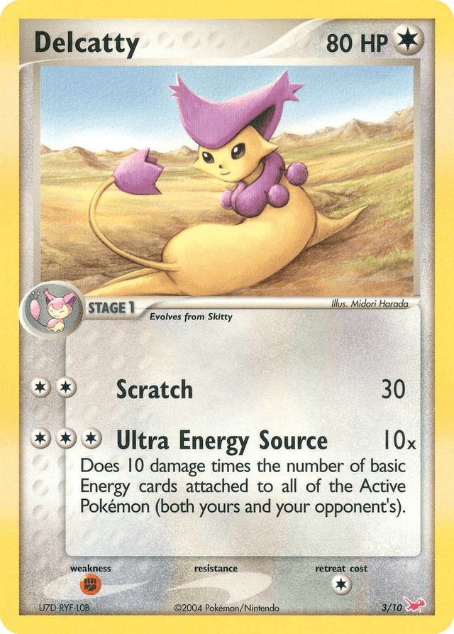 Carta Delcatty 3/10 do set EX Trainer Kit Latias — Pokémon TCG | Bynx