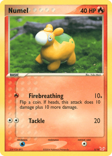 Carta Numel 5/10 do set EX Trainer Kit Latias — Pokémon TCG | Bynx