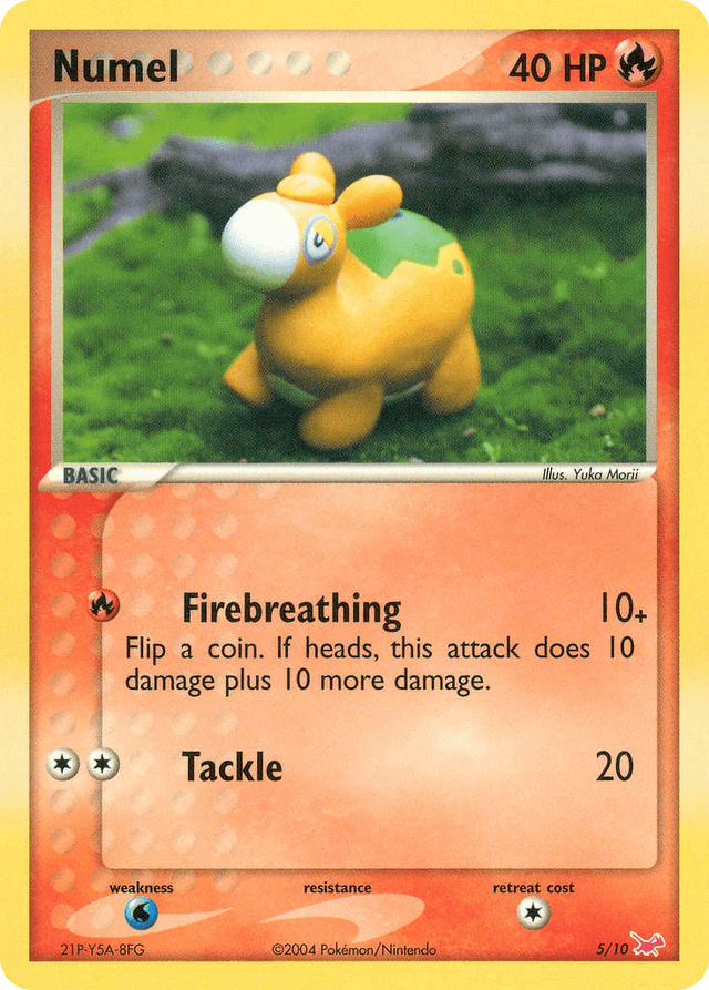 Carta Numel 5/10 do set EX Trainer Kit Latias — Pokémon TCG | Bynx