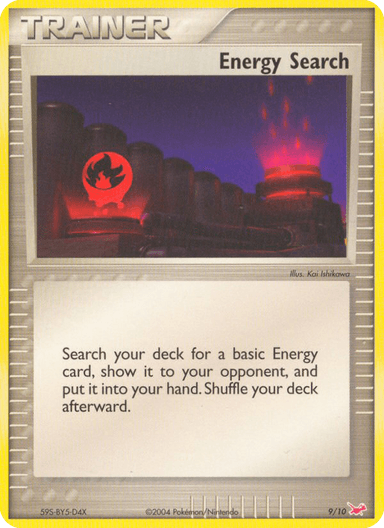 Carta Energy Search 9/10 do set EX Trainer Kit Latias — Pokémon TCG | Bynx