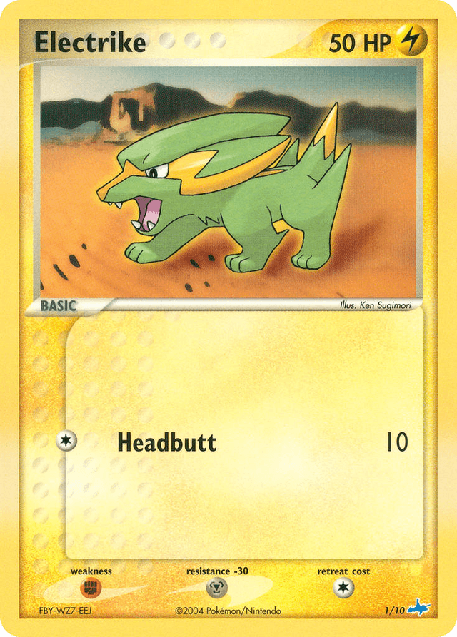 Carta Electrike 1/10 do set EX Trainer Kit Latios — Pokémon TCG | Bynx