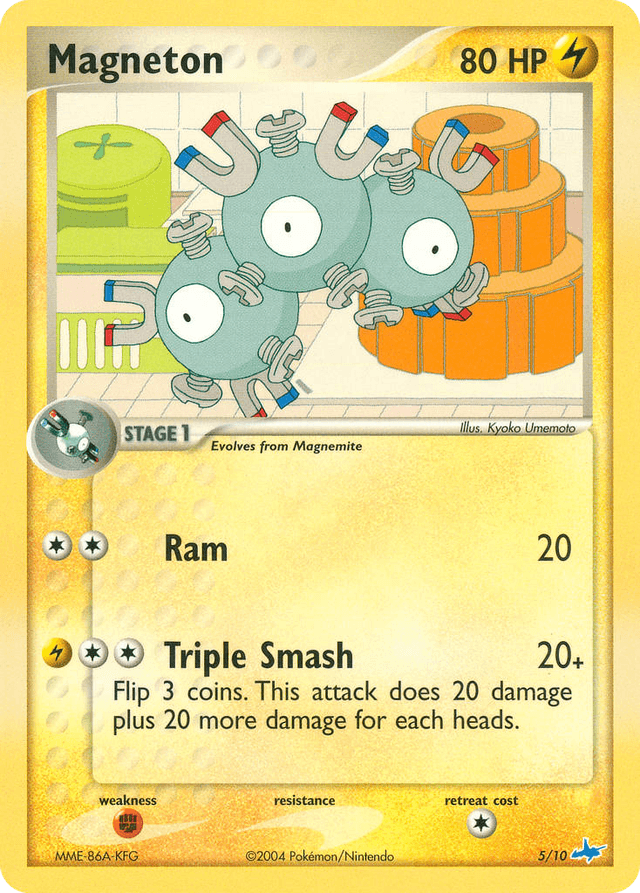 Carta Magneton 5/10 do set EX Trainer Kit Latios — Pokémon TCG | Bynx