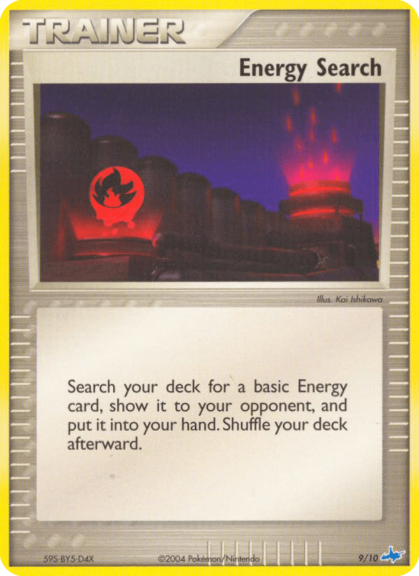 Carta Energy Search 9/10 do set EX Trainer Kit Latios — Pokémon TCG | Bynx